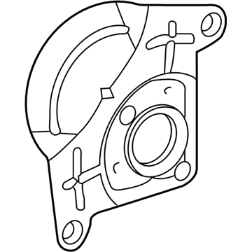 2000 Ford F-150 Brake Backing Plate - 2L3Z-2K004-AA