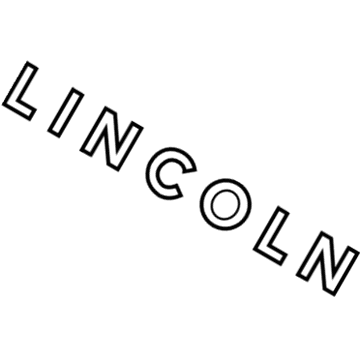 Lincoln 8A5Z-5442528-A Nameplate