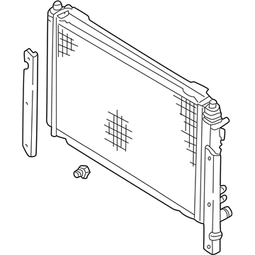 Ford H2MZ-8005-P Radiator Assembly