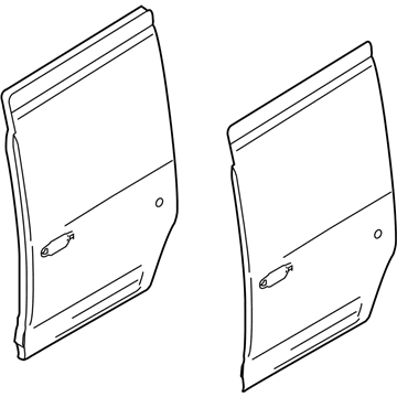 Ford AT1Z-6124622-A Door Shell