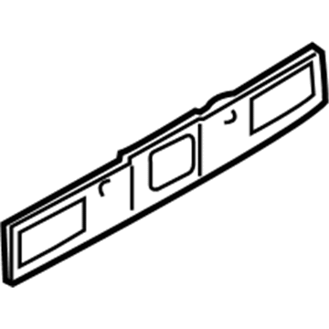 Ford BE5Z-54021A46-A License Molding Seal