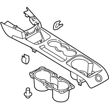 Ford BE8Z-54045A76-AA Panel Assembly - Console