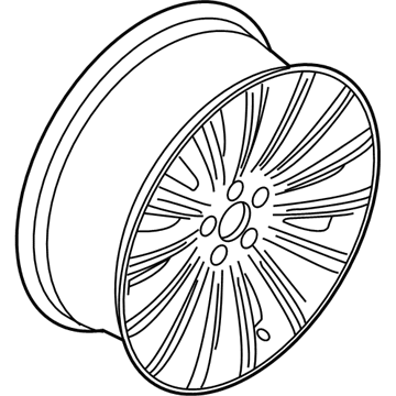 Lincoln DE9Z-1007-A Wheel, Alloy