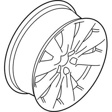 Lincoln DA5Z-1007-A Wheel, Alloy