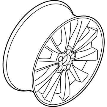 Lincoln AE9Z-1007-G Wheel, Alloy