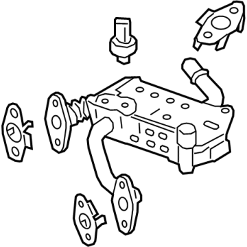 2022 Ford Bronco EGR Cooler - LB5Z-9F464-C