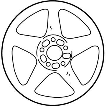 Ford F9ZZ-1007-CA Wheel, Alloy