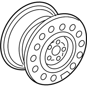 Ford 1W4Z-1007-BA Spare Wheel