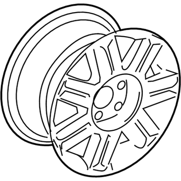 Ford 4W6Z-1007-AA Wheel, Alloy