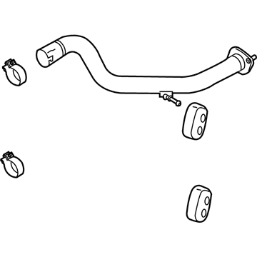 Ford 8A2Z-5202-A Exhaust Pipe