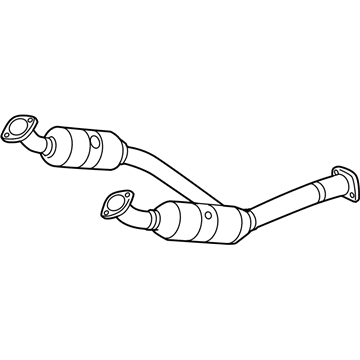 Ford 7L2Z-5F250-C Converter & Pipe