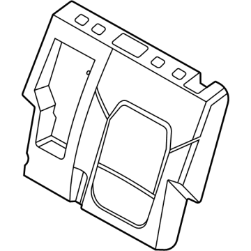 Ford M2DZ-7866601-EC COVER ASY - REAR SEAT BACK