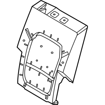 Ford M2DZ-7866800-A Seat Back Pad