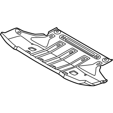 Ford MB5Z-5D032-A Lower Shield