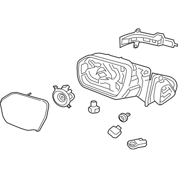 Ford LL1Z-17682-XA Mirror Assembly