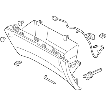 Ford FT4Z-5806010-BE Knee Inflator Module