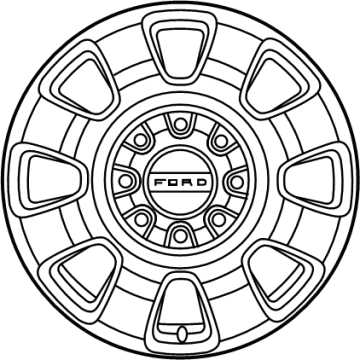 Ford PC3Z-1007-B Wheel, Alloy