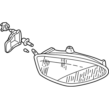 Ford 3S4Z-13008-AC Headlamp Assembly