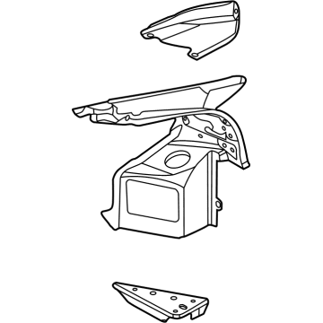 Ford LJ8Z-5845114-B TROUGH - LUGGAGE COMPARTMENT D