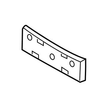 Ford JB5Z-17A385-AA License Bracket