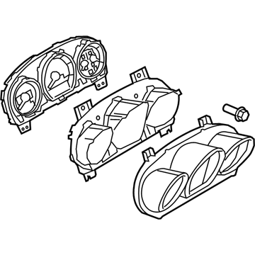 Lincoln AE9Z-10849-AA Cluster Assembly