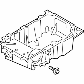 Ford Explorer Oil Pan - LB5Z-6675-D