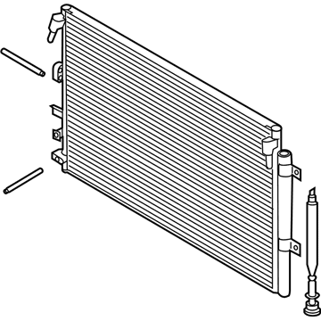 2021 Lincoln Nautilus A/C Condenser - K2GZ-19712-C