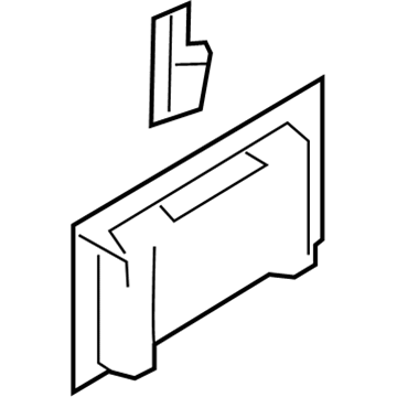 Ford 9C2Z-15434A20-AB License Pocket