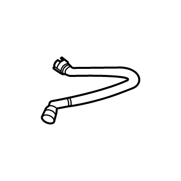 Ford Maverick Crankcase Breather Hose - LX6Z-6758-A