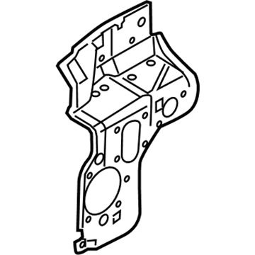 Ford 8C3Z-25016A92-A Dash Panel Reinforcement