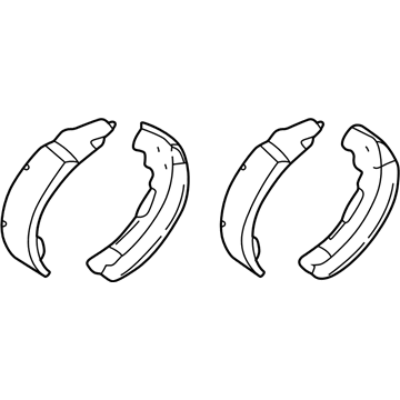 Ford 2U2Z-2V200-MARM Brake Shoes