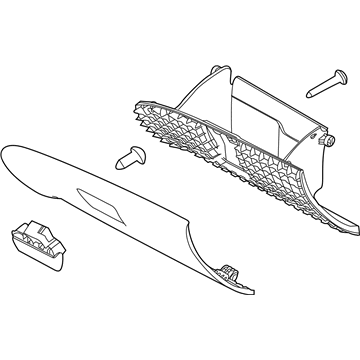 Ford AE5Z-54060T10-AB Glove Box Assembly