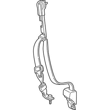 Ford 3C3Z-28611B08-BAB Retractor Assembly