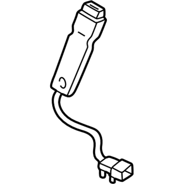 Ford 6C3Z-7861202-AA Buckle Assembly - Seat Belt