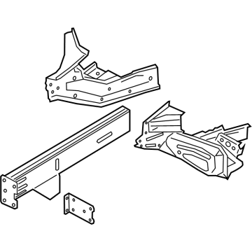 Ford L1MZ-7810008-C Lower Rail