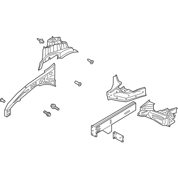 Ford L1MZ-16054-H Apron/Rail Assembly