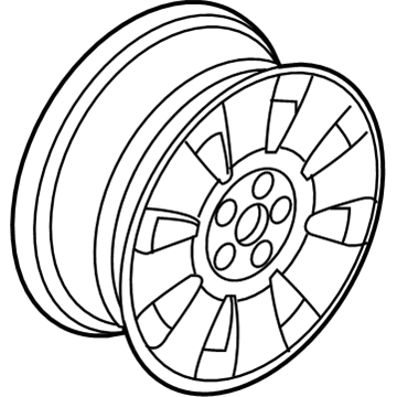 Ford 6L9Z-1007-KB Wheel, Alloy