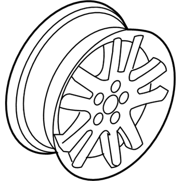 Ford 6L2Z-1007-B Wheel, Alloy