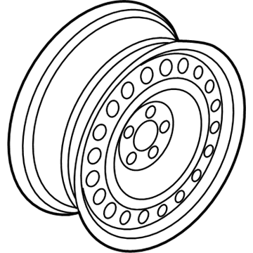 Ford Explorer Sport Trac Spare Wheel - 6L2Z-1015-AA