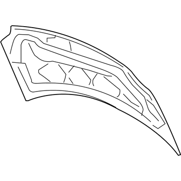 Mercury 3F2Z-16612-AA Hood