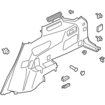 Ford LB5Z-7831012-FE TRIM ASY - QUARTER