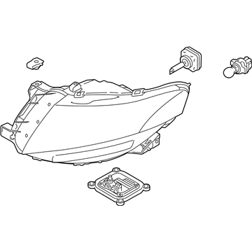 Lincoln DE9Z-13008-A Headlamp Assembly