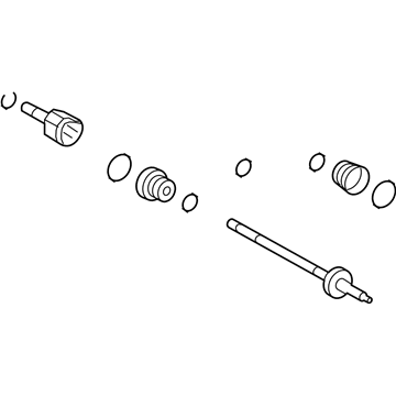 Lincoln AL1Z-4K138-D Axle Assembly