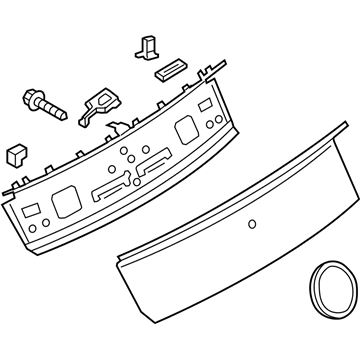 Ford JR3Z-6342528-BH Finish Panel