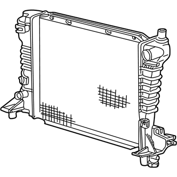 Lincoln H2MZ-8005-AA Radiator