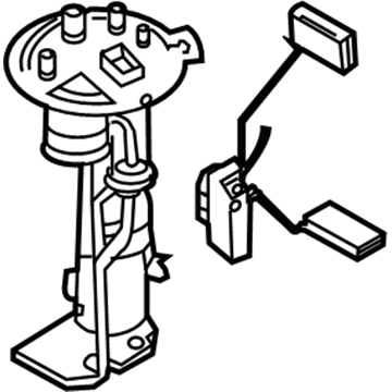 2006 Lincoln Mark LT Fuel Pump - 8L3Z-9H307-Q