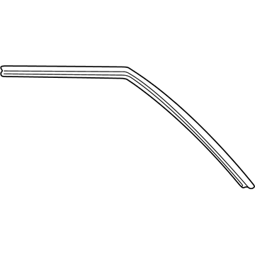 1998 Ford Crown Victoria Weather Strip - XW7Z-5451822-BA