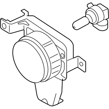 Ford 4S4Z-15200-AB Fog Lamp Assembly