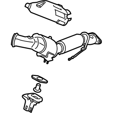 Ford GV6Z-5E212-B Converter & Pipe