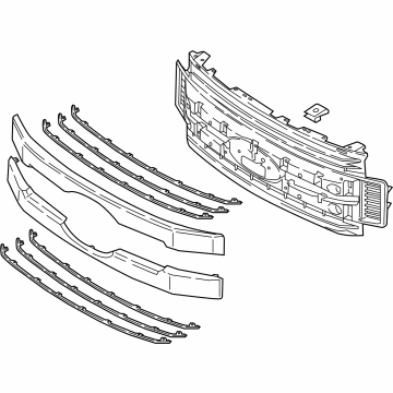 Ford JC3Z-8200-FB Grille Assembly